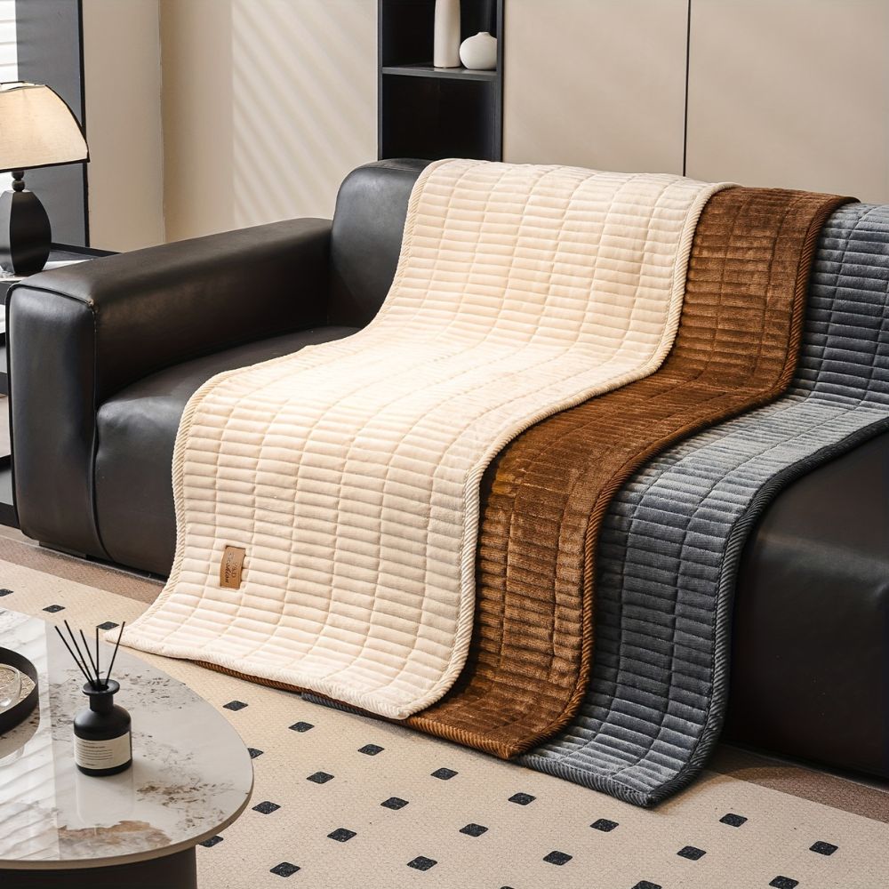 Cozy Quilted Couch Cushion Protector