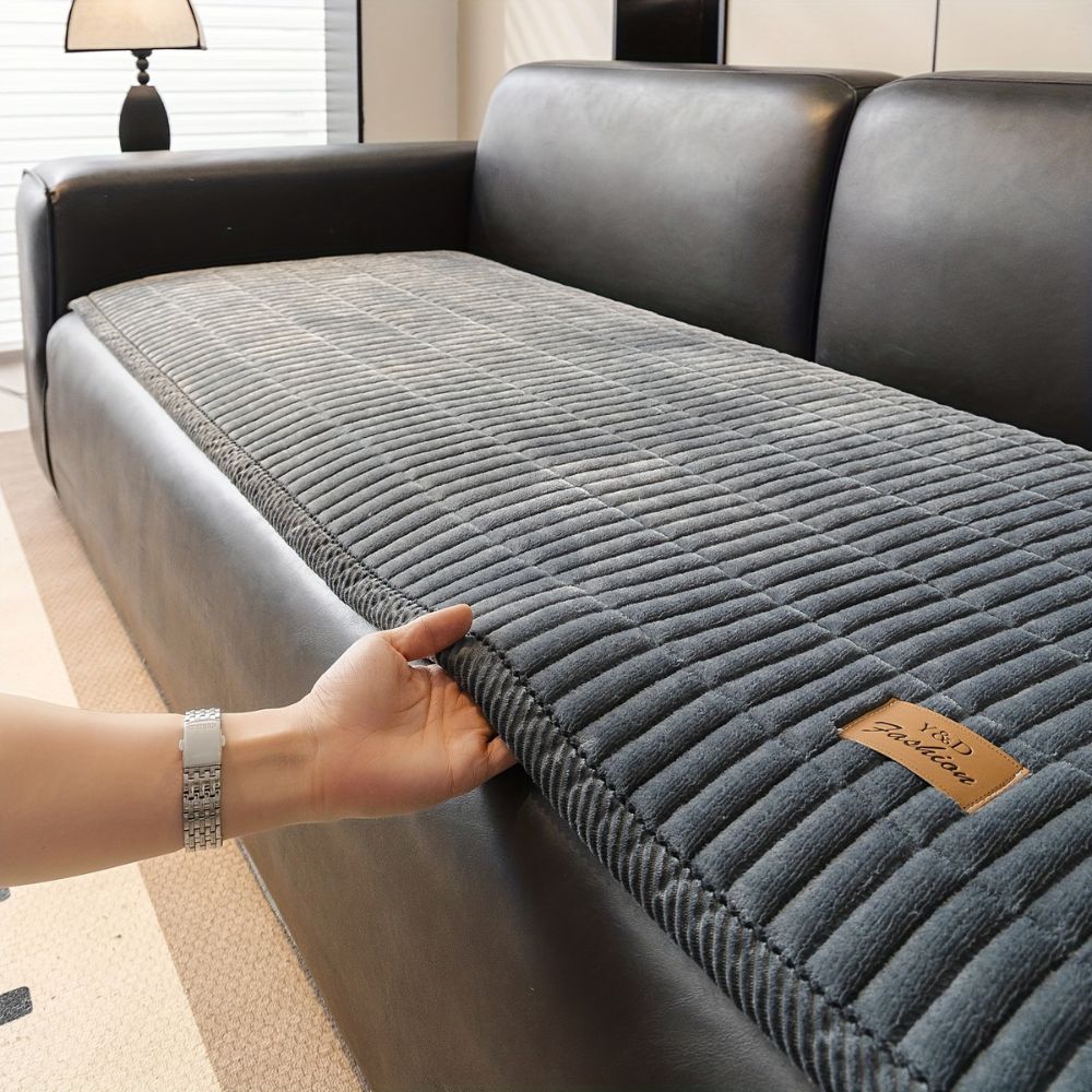 Cozy Quilted Couch Cushion Protector