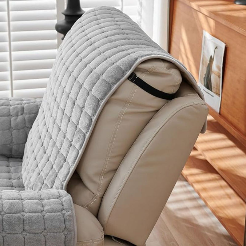 Cozy Comfort | Quilted Recliner Chair Cover with Non-Slip Fit | Stylish Protection Against Spills and Pet Hair 4
