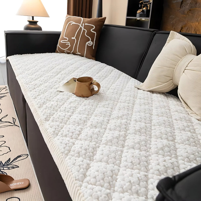 Cozy Haven | Pet-Proof Quilted Sofa Cover with Non-Slip Backing | Stylish Design for Ultimate Protection 2