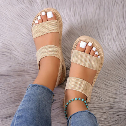 Noor Women's Platform Sandals - back view