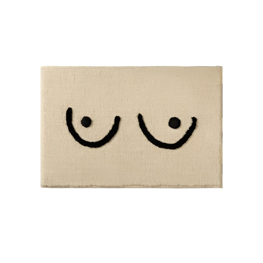 Aesthetic Fluffy Bath Mat | Non-Slip Backing, Machine Washable