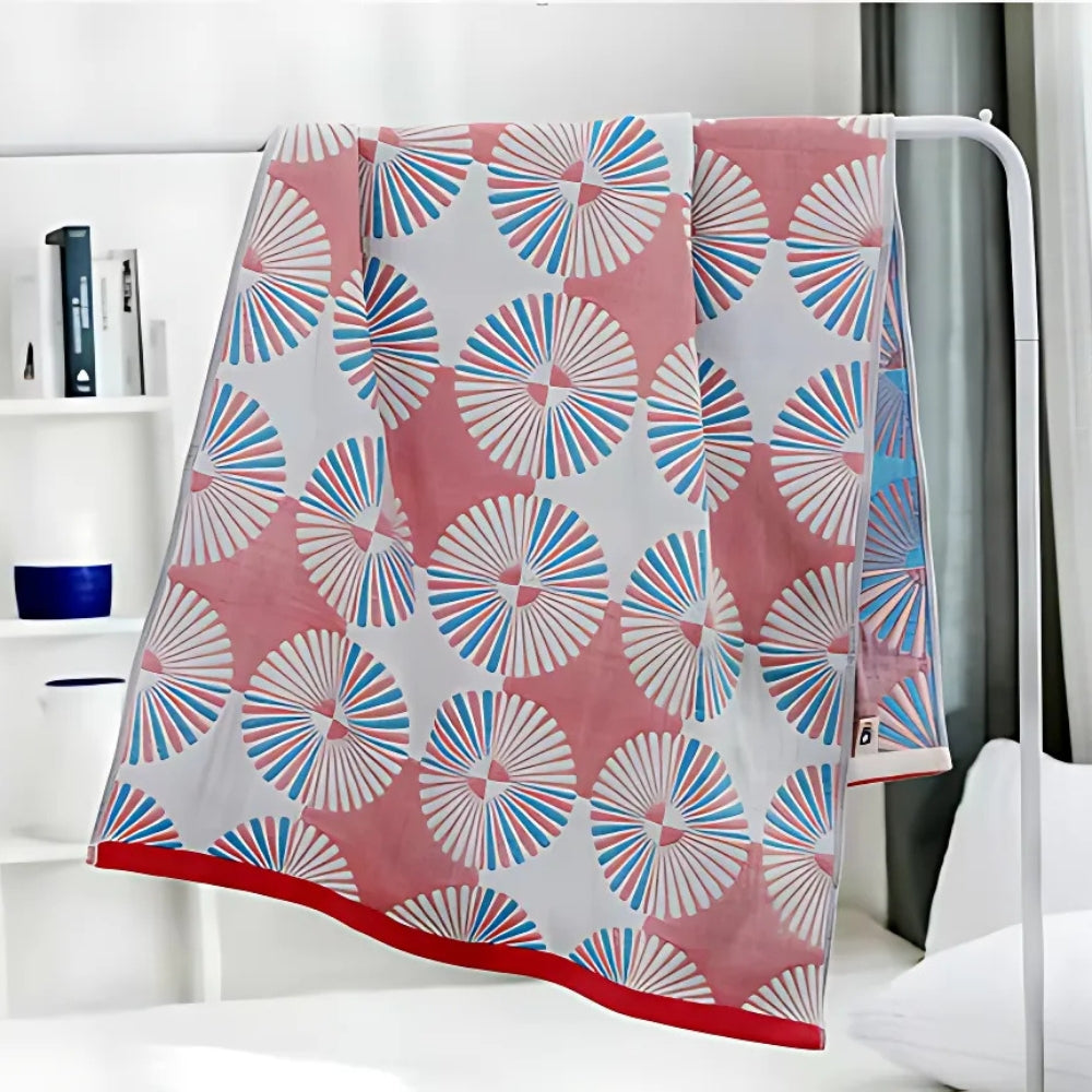 Cotton Bath Towel | Dahlia Jacquard Floral