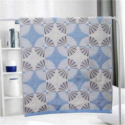 Cotton Bath Towel | Dahlia Jacquard Floral