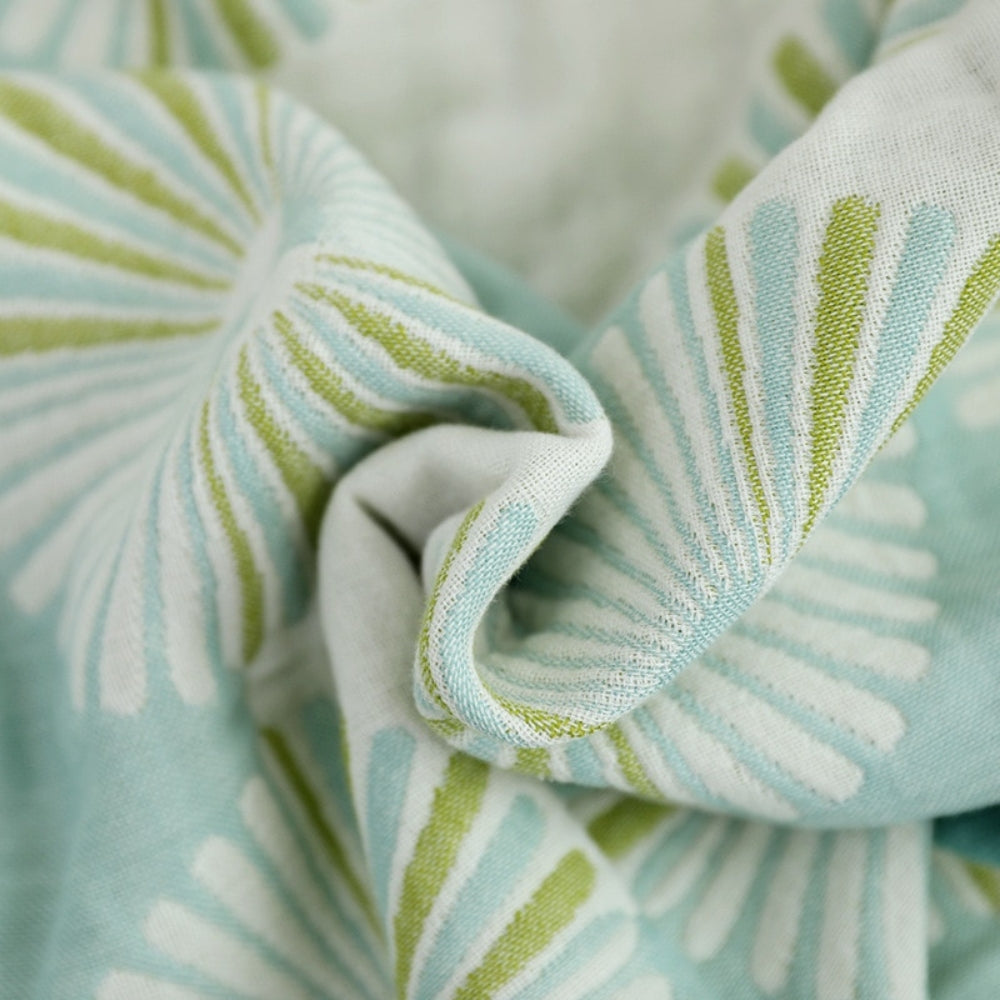 Dahlia Blossom Cotton Bath Towel | Jacquard Floral, Soft & Absorbent