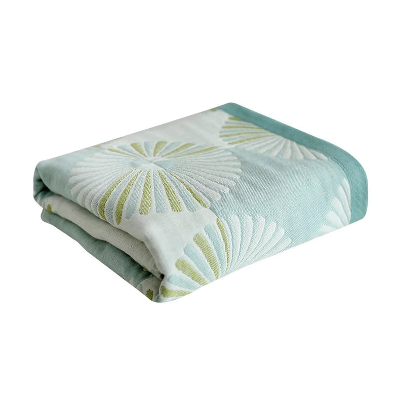 Dahlia Blossom Cotton Bath Towel | Jacquard Floral, Soft & Absorbent