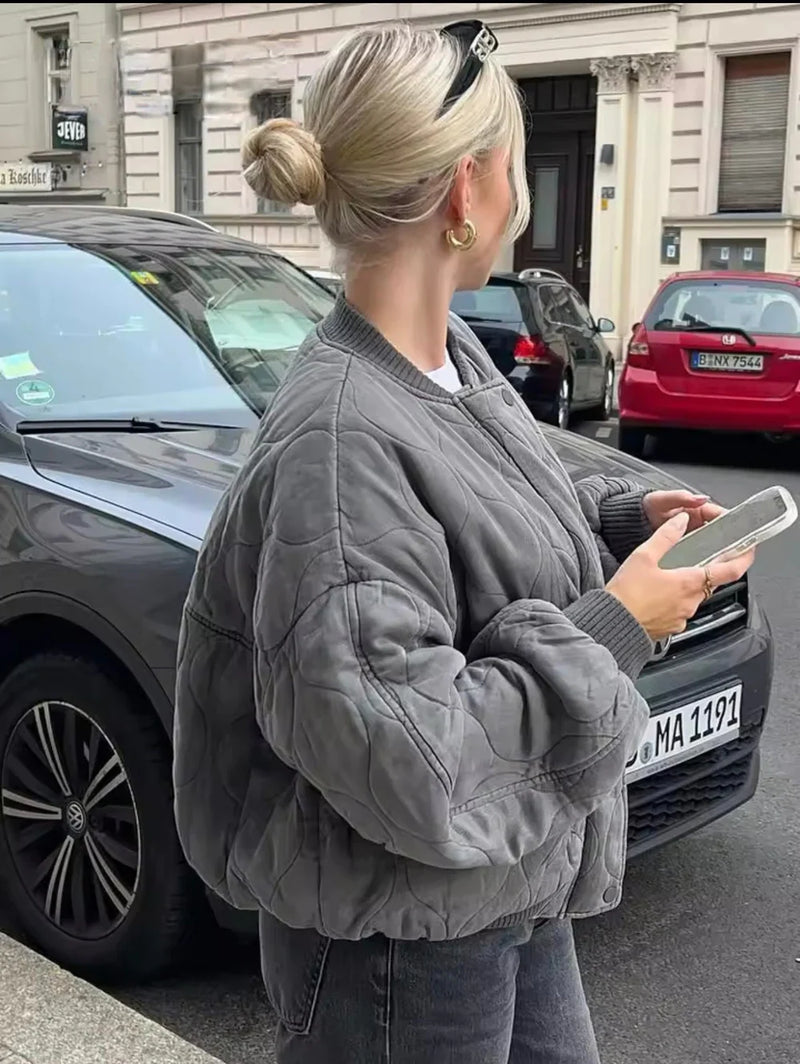 Verity Women's Oversized Jacket - styled view
