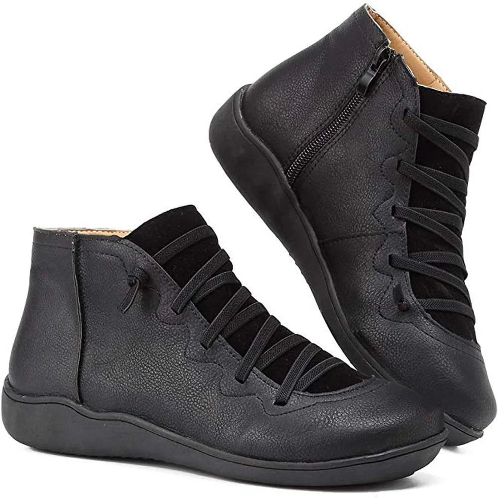 Eloise Women's Ankle Boots - fabric and finish detail