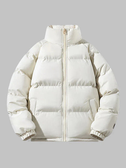 Dorian Men's Puffer Jacket - fabric and finish detail