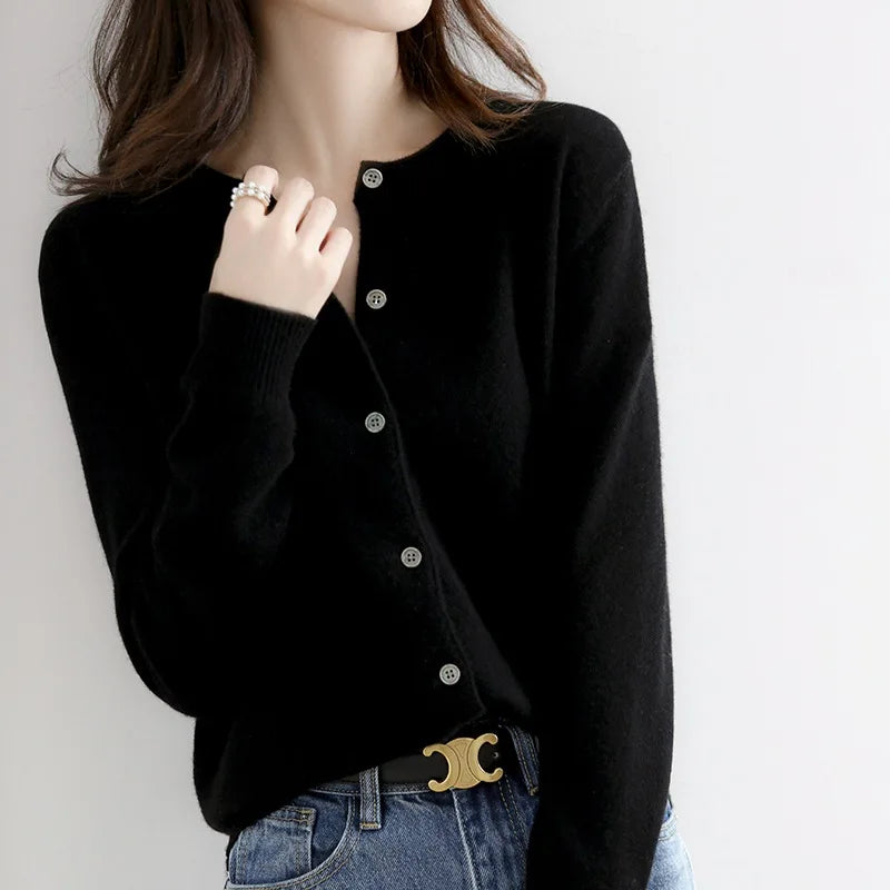 Rowan Women's Cardigan | Button Front, Button