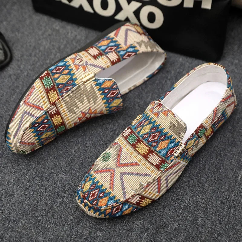 Fabian Men's Loafers - fabric and finish detail