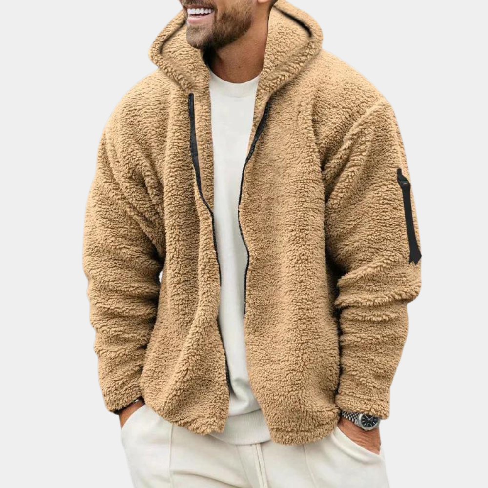 Gray Men's Jacket - front view