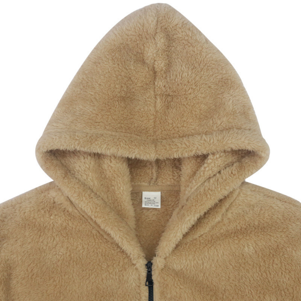Gray Men's Jacket - back view