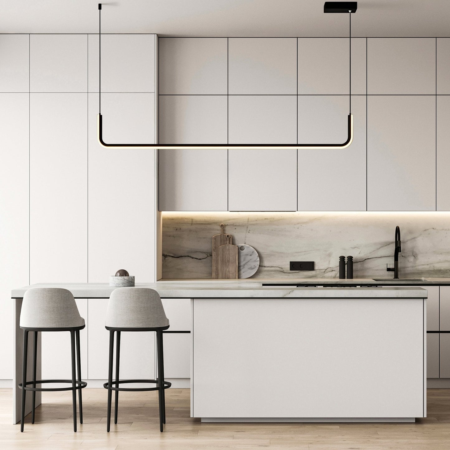 DumontLight | Stylish Modern Adjustable Pendant Lighting for Kitchen Island 3