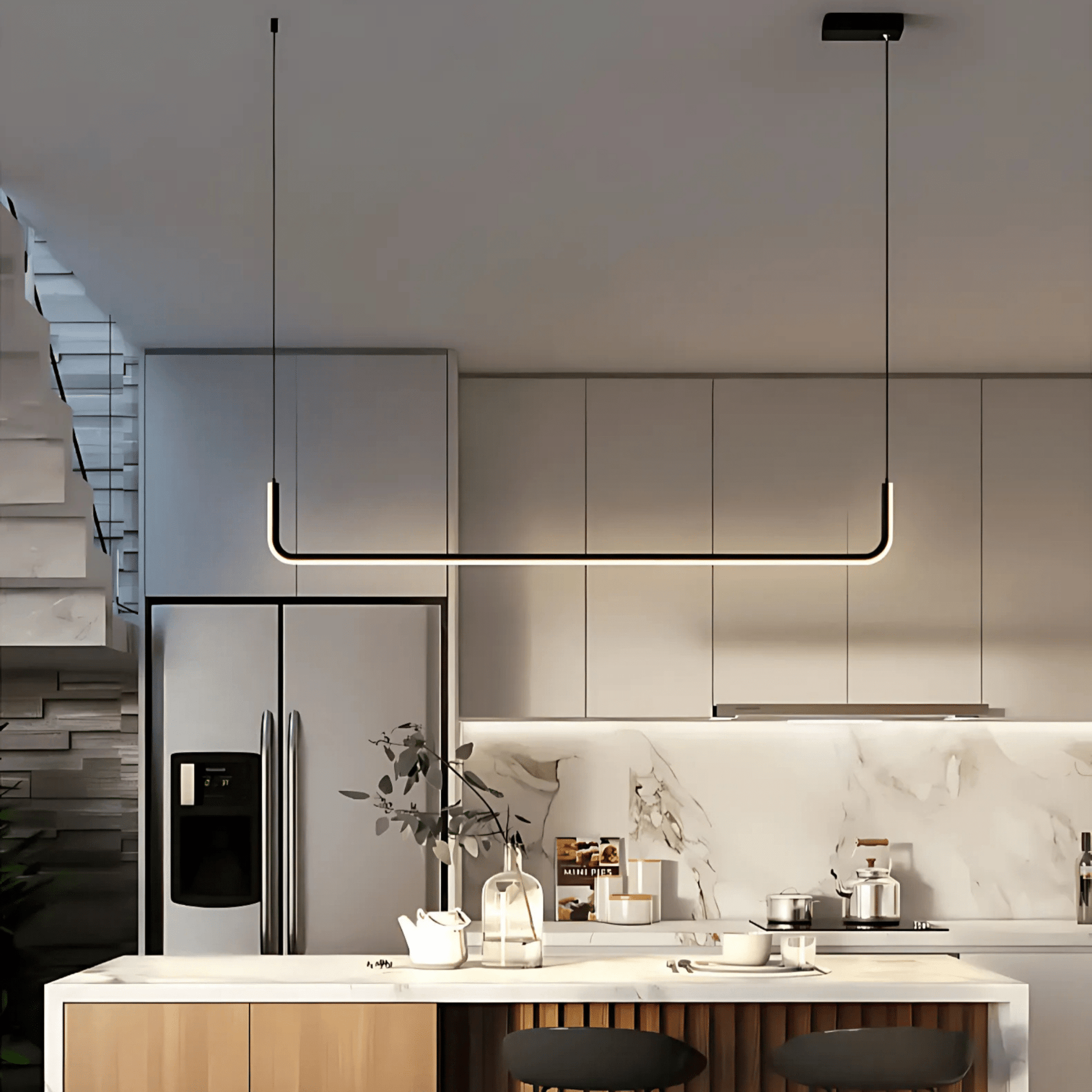 DumontLight | Stylish Modern Adjustable Pendant Lighting for Kitchen Island 4