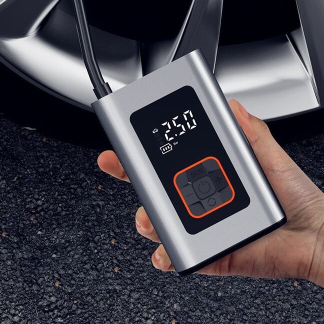 Onyx Car Tire Inflator - close-up detail