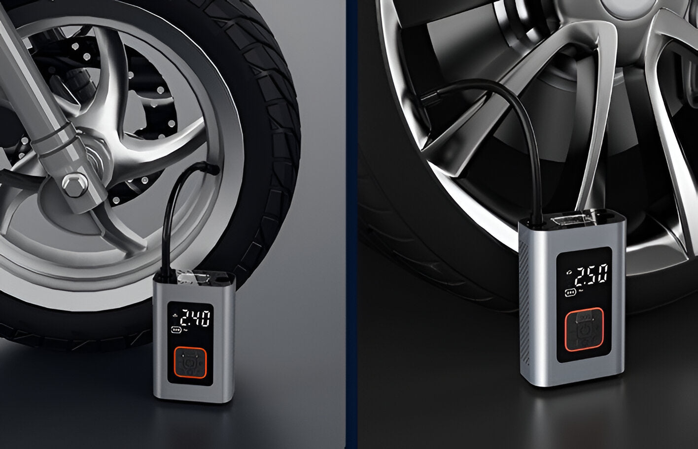 Onyx Car Tire Inflator - front view