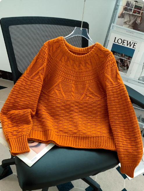Verity Women's Cable Knit Sweater - front view