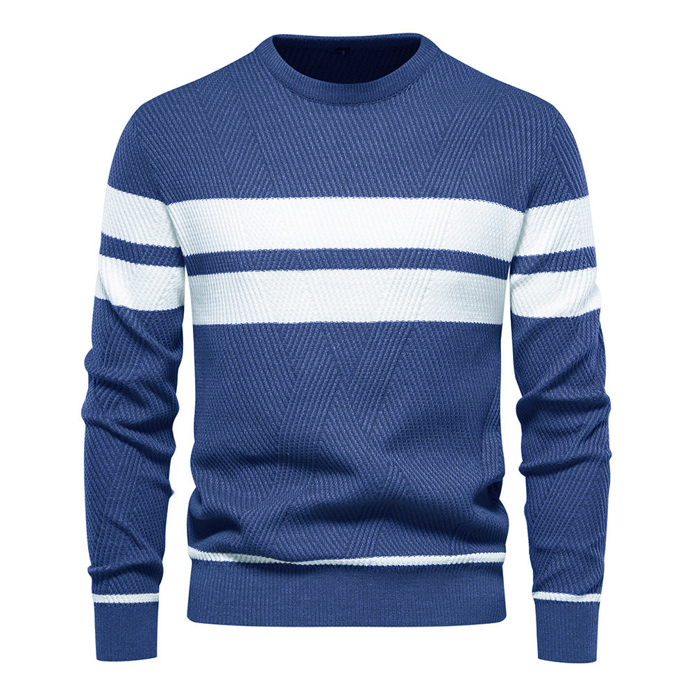 Orson Men's Striped Sweater - shown in use