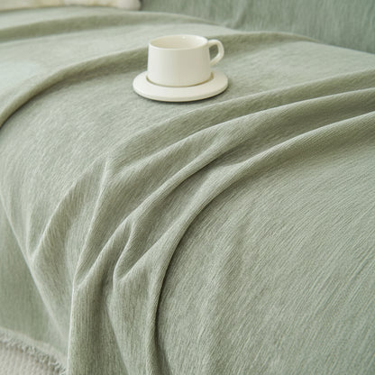 Elegant Collection | Throw Blanket with Soft Cozy Fabric | Sage Green Home Décor for Warmth and Style 3