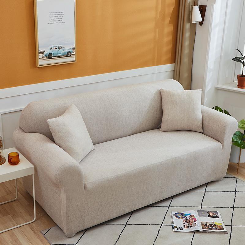 Elegant Couch Cover | Cross Pattern Sofa Cover with Soft Durable Fabric | Adaptable & Expandable for All Sofa Sizes 1