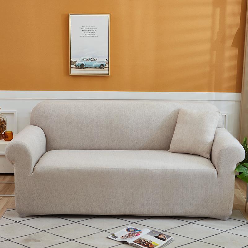 Elegant Couch Cover | Cross Pattern Sofa Cover with Soft Durable Fabric | Adaptable & Expandable for All Sofa Sizes 2