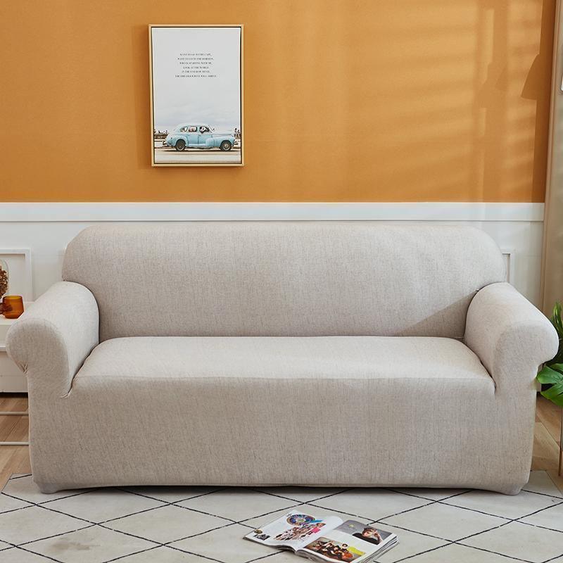 Elegant Couch Cover | Cross Pattern Sofa Cover with Soft Durable Fabric | Adaptable & Expandable for All Sofa Sizes 5
