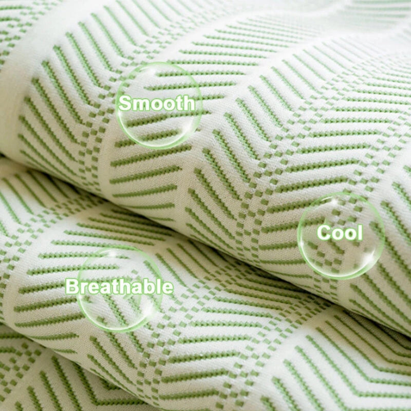Elegant Herringbone Sofa Cover with Scalloped Edge | Soft Microfiber for Stylish Protection 8
