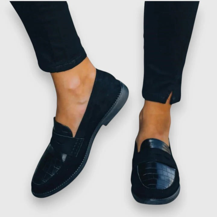 Edith Women's Loafers - fabric and finish detail