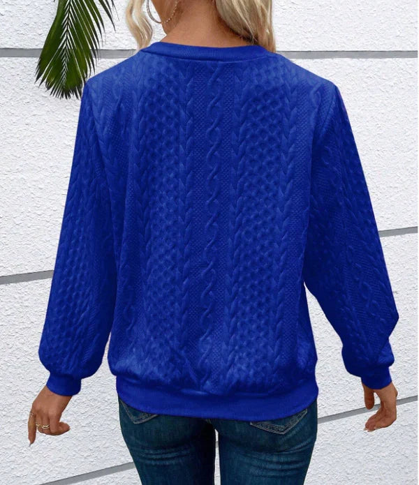 Delphine Women's Sweater - close-up detail