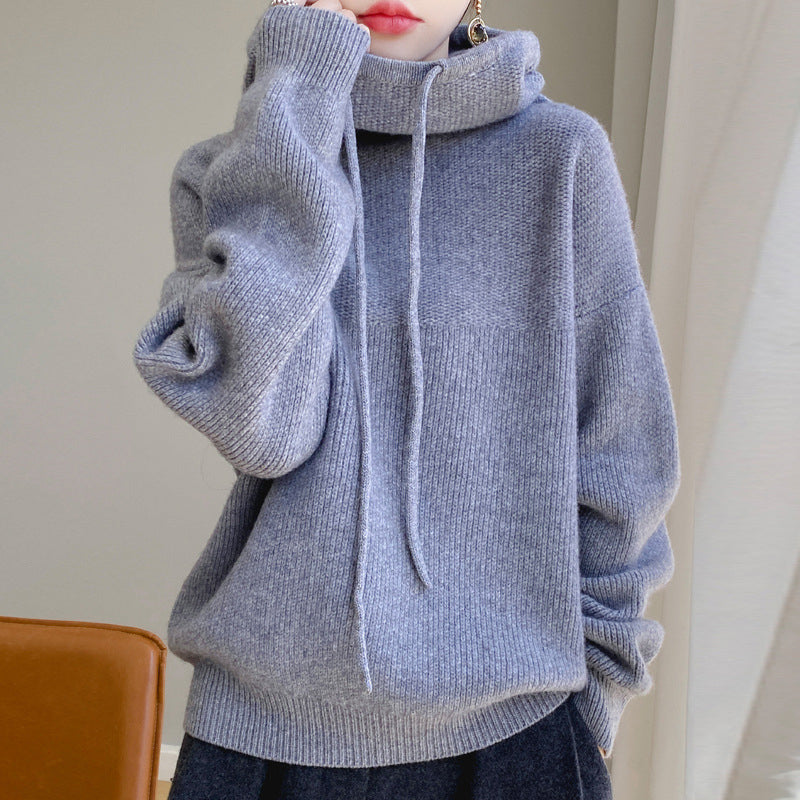 Ulla Women's Oversized Sweater - styled view