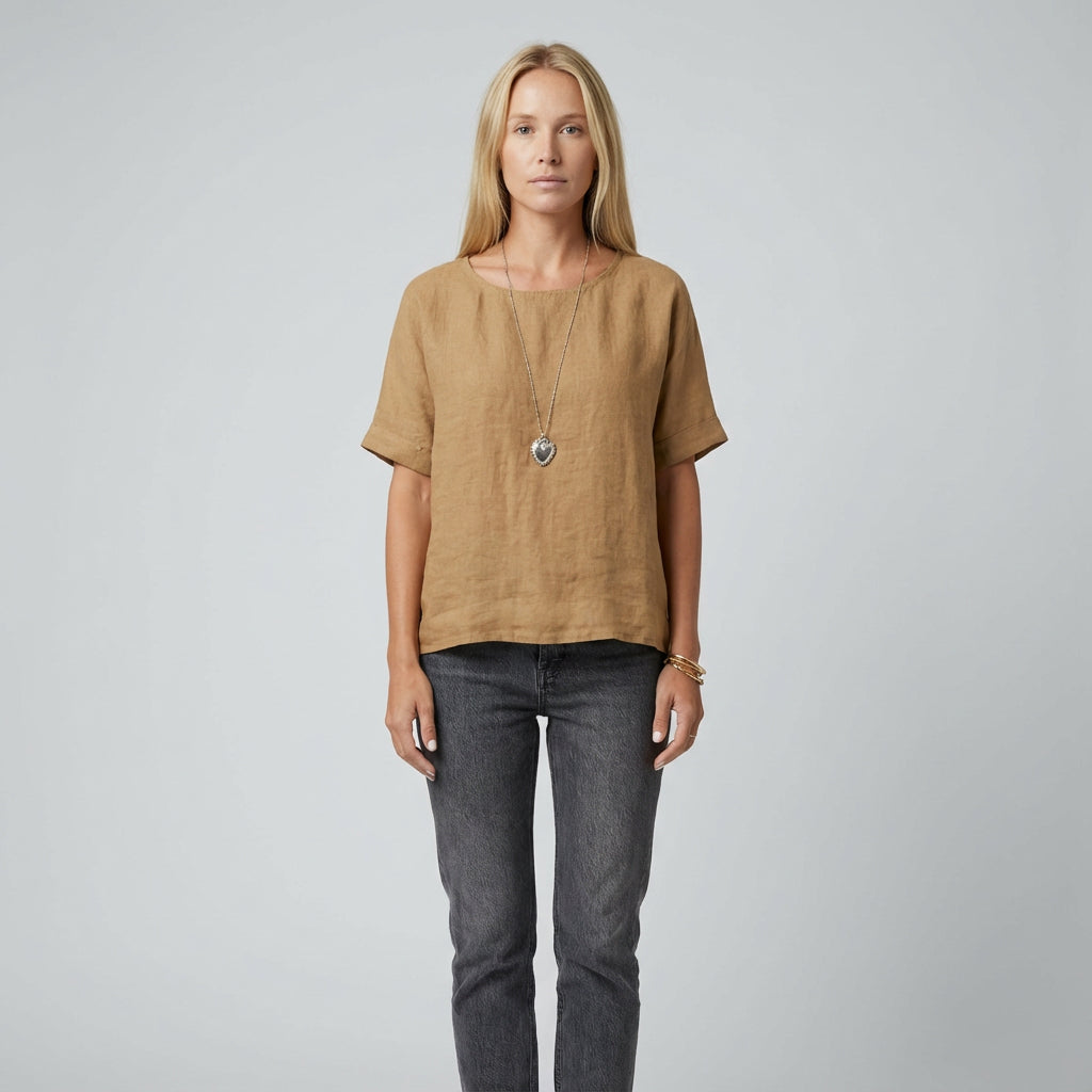 Elsie Women's T-Shirt | Breathable Cotton Blend, Relaxed Fit