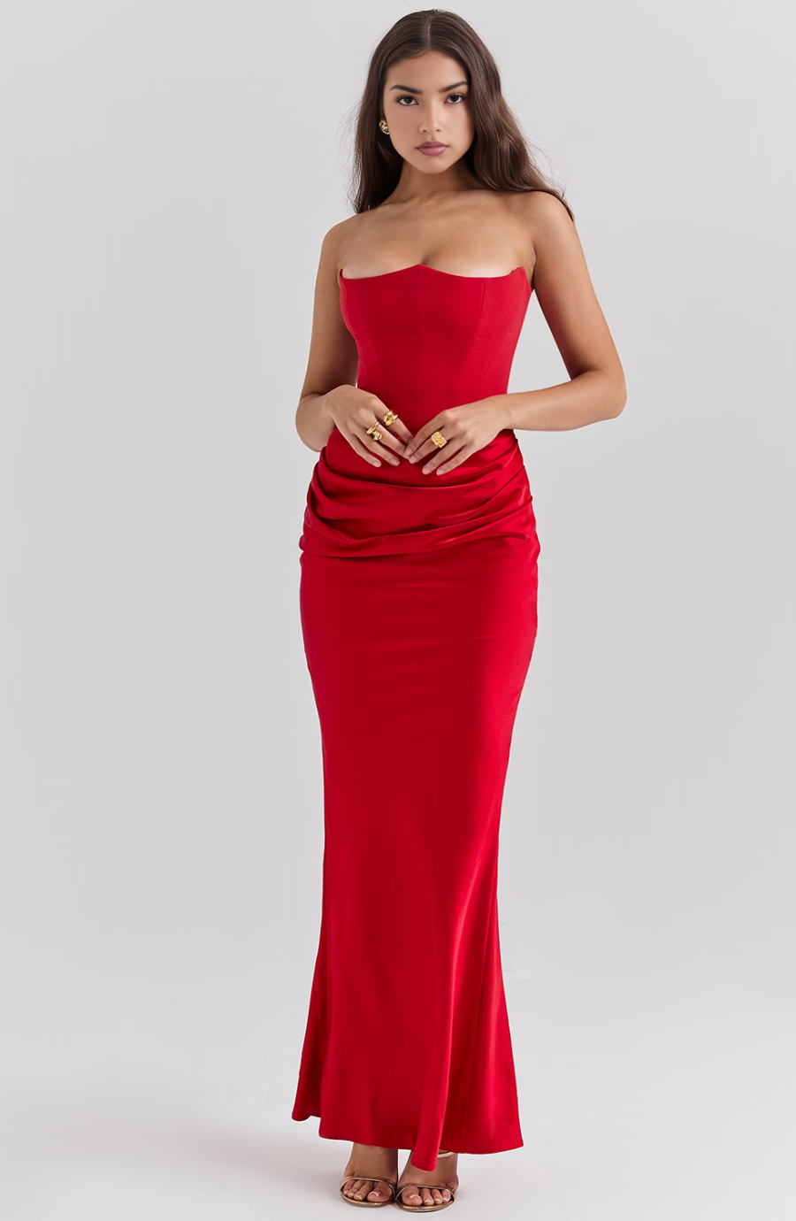 Vienna Women's Maxi Dress - styled view