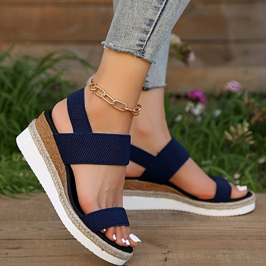 Iris Women's Platform Espadrilles - styled view