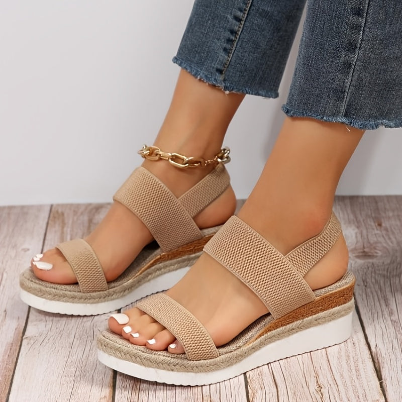 Iris Women's Platform Espadrilles - close-up detail