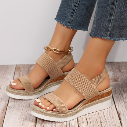 Iris Women's Platform Espadrilles - close-up detail