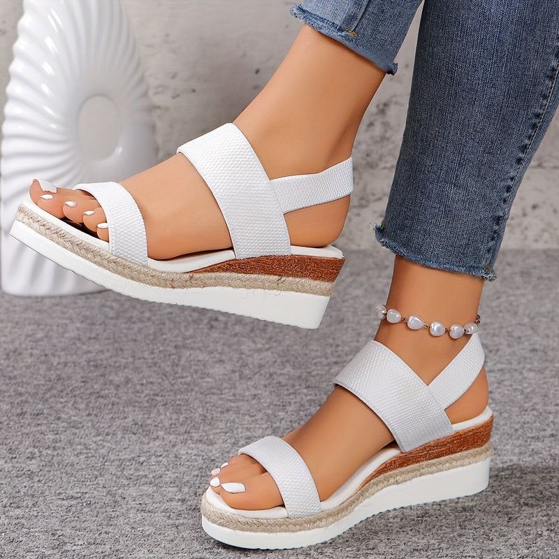 Iris Women's Platform Espadrilles - shown in use