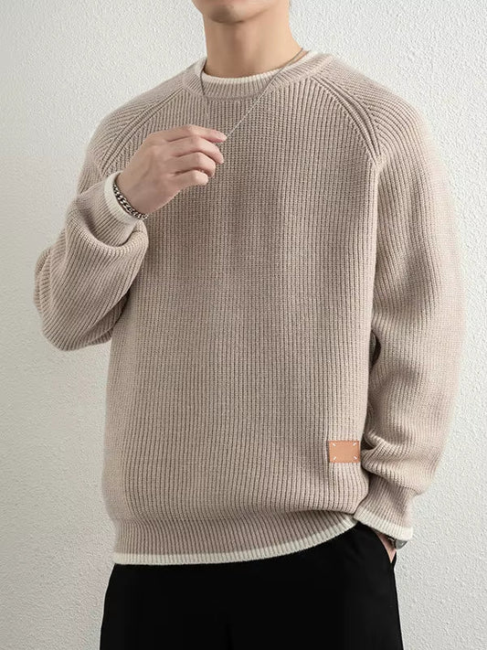 Romy Women's Ribbed Knit Sweater - front view