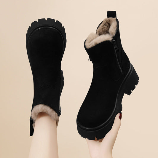 Dahlia Women's Ankle Boots - styled view