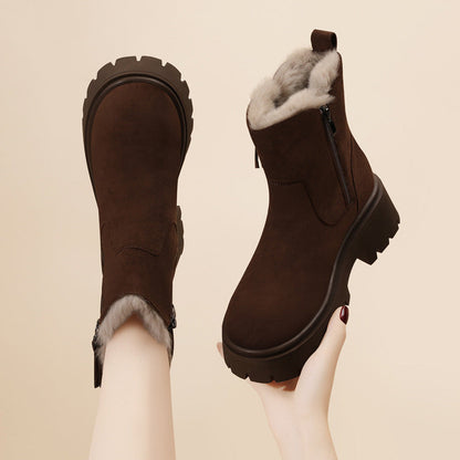Dahlia Women's Ankle Boots - back view
