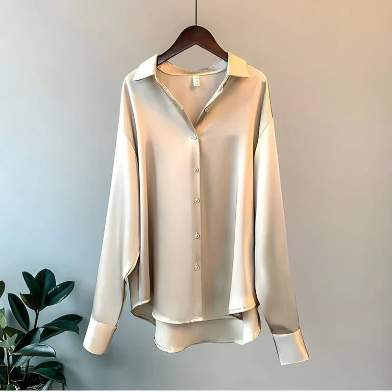Tilda Women's Asymmetric Blouse | Classic, Asymmetric Hem