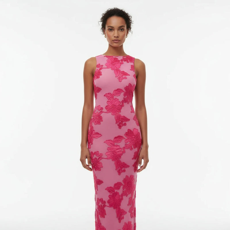 Robe Longue Femme Ziona | Imprimé Floral, Coupe Élégante