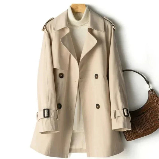 Alba Women's Trench Coat - front view
