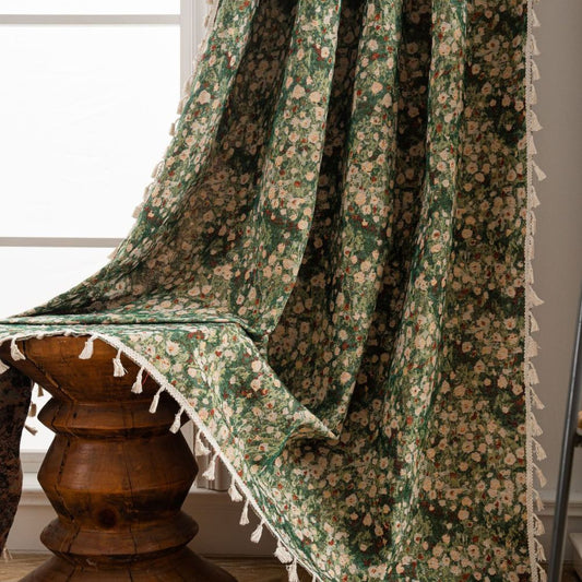 French Vintage Floral Tapestry