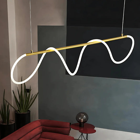 FreyaGlow | Elegant Modern Black Chandelier Light for Dining Room 0