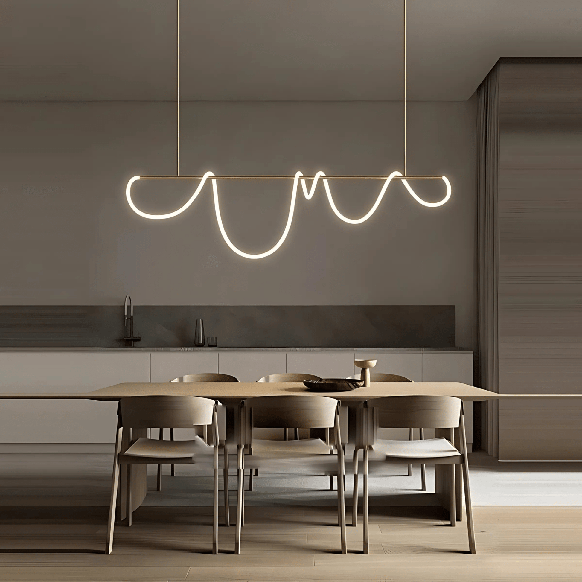 FreyaGlow | Elegant Modern Black Chandelier Light for Dining Room 1