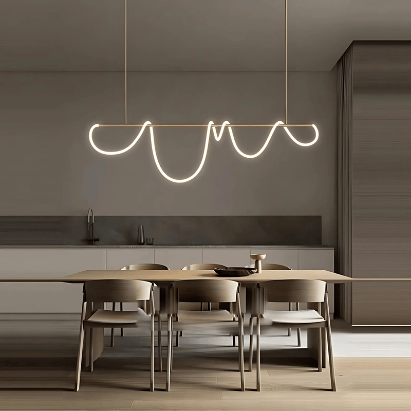 FreyaGlow | Elegant Modern Black Chandelier Light for Dining Room 1