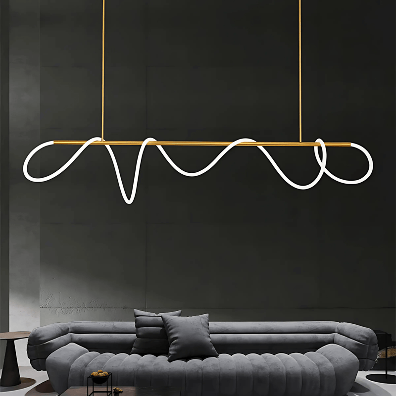 FreyaGlow | Elegant Modern Black Chandelier Light for Dining Room 6