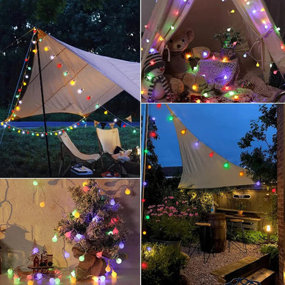Quarry LED String Lights - front view