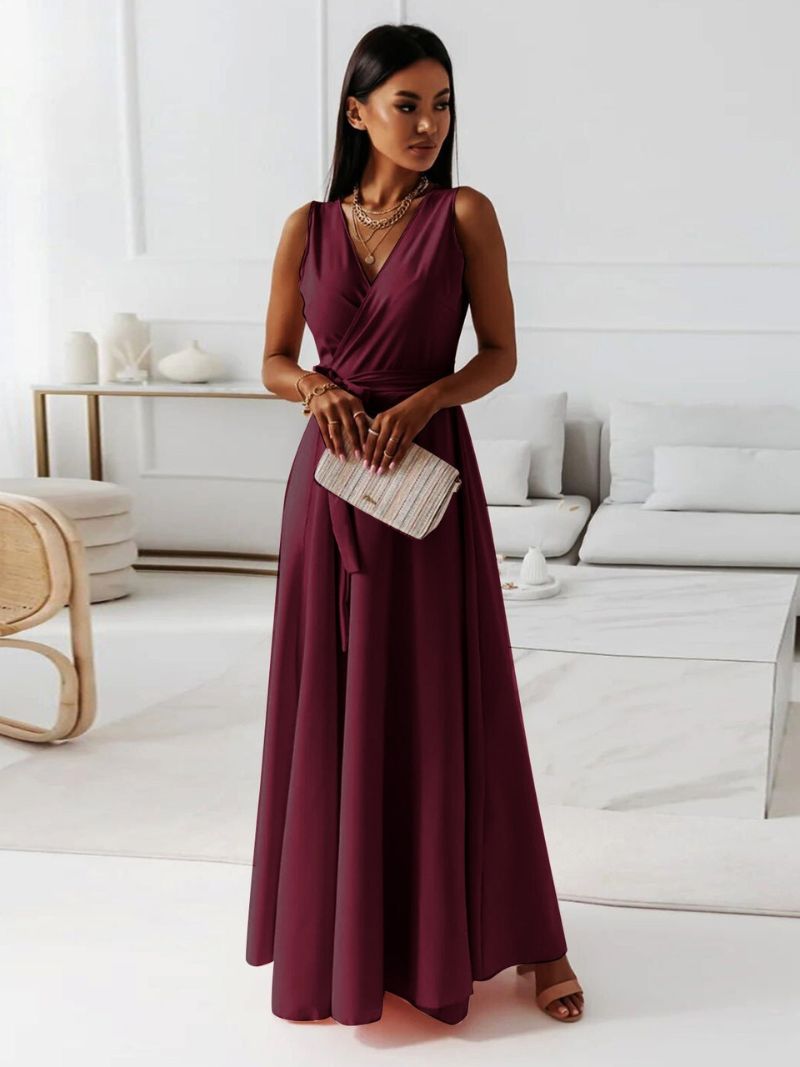 Uma Women's Maxi Dress - fabric and finish detail